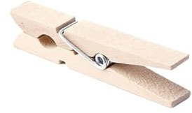 100 Pinzas de Madera for Ropa, Papel fotográfico, for Manualidades para Colgar Ropa,Manualidades(4.8x0.7cm)
