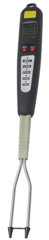 FUBESK BBQ Meat Thermometer with Fork Probe for Precise Temperature Detection in for CELSIUS and Fahrenheit for Beef, Pork, Chicken, Fish, and Turkey, Made of 304 Stainless Steel