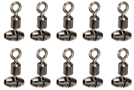 AMSLSIU Conector de plástico Giratorio de 10 Uds., Gancho para Aparejos rodamiento, Accesorios para Exteriores rodantes, Equipo Montaje, Estilo Europeo