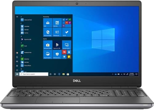 Dell Precision 7550 15,6 pollici 1920 x 1080 Full HD Intel Core i7 10750H RAM 16GB 512 GB SSD Win 11 Pro Nvidia Quadro T2000 4GB Notebook Laptop (ricondizionato) (i7 10gen | 16GB RAM| SSD 512GB)