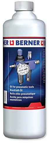 Berner Profi Druckluftöl 1000 ml 128863 Druckluft Schlagschrauber Warten und Pflegen von Druckluftgeräten und Pneumatik