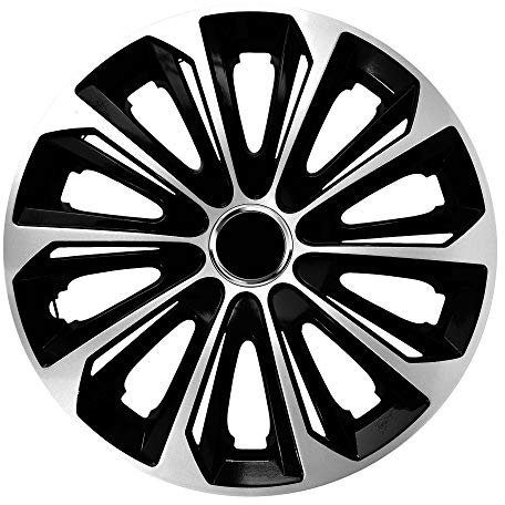 NRM Radzierblende EXTRA Strong schwarz/Silber 15 Zoll 4er Set