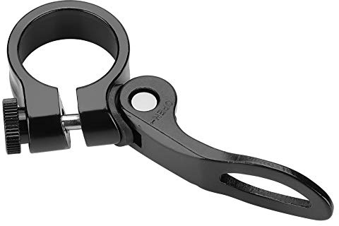 Seatpost Clamp, Aluminum Alloy Quick Release Seat Post Clamp for 25.4mm Seat Post(Black) Seatpost Clamp 1 Inch Seat Post Clamp Seat Clamp Seat Post Clamps