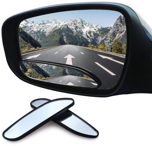 EEEKit 2Pcs Blind Spot Mirrors For Cars, Universal Auto Wide Angle Convex Rear Side View Blind Spot Mirror for Car