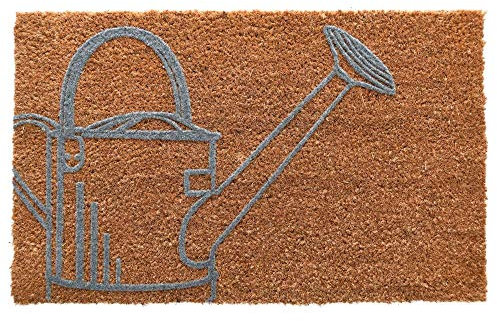 Esschert Design Kokos-Fußmatte, Gießkanne