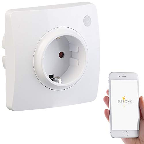 Luminea Home Control WiFi-Steckdose Alexa: WLAN-Unterputz-Steckdose mit App, für Siri, Alexa & Google Assistant (Smarthome Unterputz-Steckdosen, WLAN Einbau, Dose)