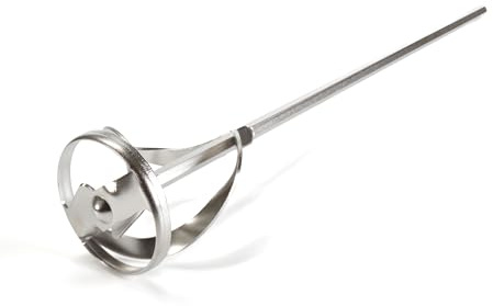 Edward Tools Stainless Steel Food Grade Mixer Drill Attachment - Safe for Bulk Brewing, Batter, Coffee, Wine, Beer, Mashed Potatoes - Food Safe for Mixing in 1 to 5 gallons