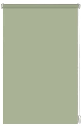 GARDINA Roller Blind for Clamping or Gluing, Daylight Blind, Opaque, All Mounting Parts Included, EASYFIX Polyester Roller Blind, Plain Mint Green, 75 x 150 cm (W x H)