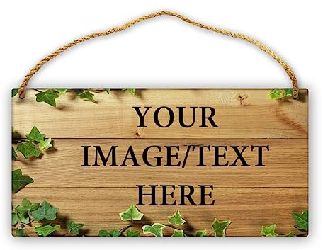 Cartelli in Legno Personalizzati Cartello in Legno da Appendere Personalizzato Cartello di Benvenuto Personalizzato Cartello con Testo Personalizzato per Agriturismo Casa Negozio Caffè Garage Pub Wall