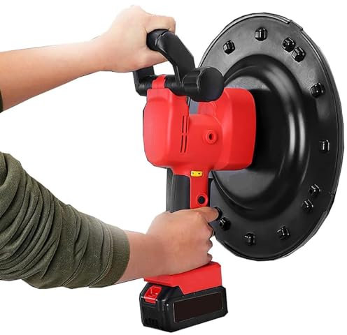 ExoticaBlend Elektrische Betonmörtelkellenmischer, Handgeführte Betonmörtelkelle mit 6 Geschwindigkeitsregelung, Verputzen, Wandglätten, Poliermaschine, Mischer, Staubschleifmaschine