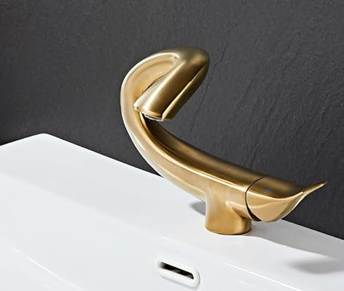 Graue Waschtischarmatur warmes und kaltes Handwaschbecken mit einem Paar 60 cm Schläuchen