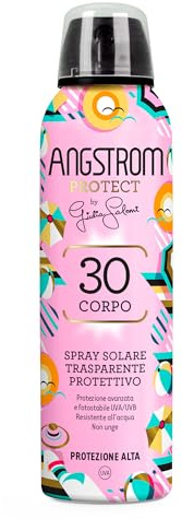 Angstrom Protect Sonnenschutzspray, transparent, LSF 30, von Giulia Salemi, 200 ml