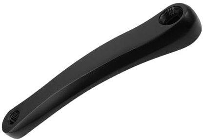 Ieron Fahrrad-Kurbelarm Links, 170 mm, quadratisches Innenloch, Aluminiumlegierung, schwarz, Singlespeed-Kurbelgarnitur für Mountainbike