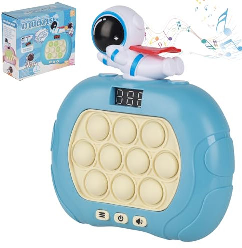 NimNik Quick Push Speed Pop Fidget Toys, Montessori Toys for 8 Year Old, Birthday Gifts for Boys Girls, Kids Handheld Party Game