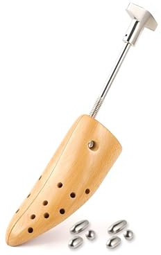 Esvioniq Professioneller Holz schuhdehner Breite für Männer und Frauen, verstellbarer Schuhspanner Füße breit, Shoe Stretcher Width (Men's M(EU 41-44.5))