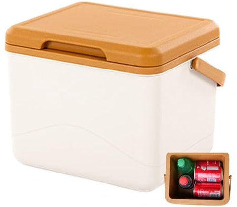 Scatola frigo da campeggio, scatola frigo isolata - Contenitori termici impermeabili con impacco di ghiaccio | Borsa termica per il pranzo, confezione da 5 litri, borsa termica per il ghiaccio, per pi