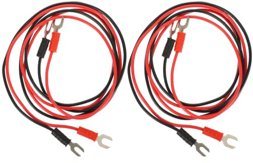 ifundom Erdungskabel zur Vermeidung von Brummgeräuschen Kupfer 4 Stück und Einfachem Anschluss mit Pvc Isolierung als Phonographenzubehör für Plattenspieler