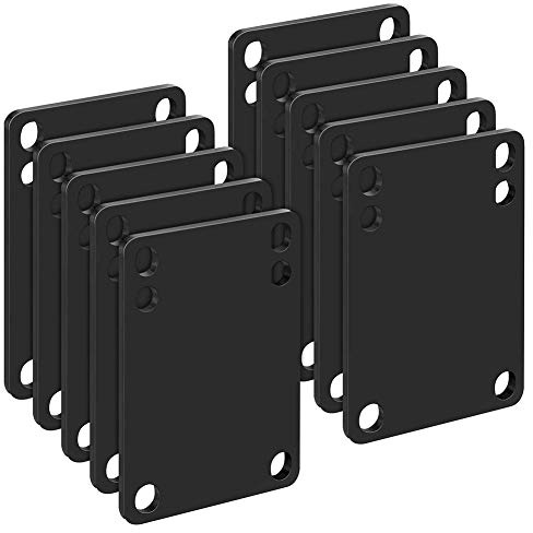 IMCCZONY 10 Pcs 3 mm Skateboard Riser Shock Pads Longboard Rise Pads Skateboard Shock Pads Soft Longboard Shockpads