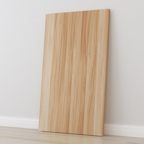 WLCGYD tischplatte Holz Nur Holztischplatte, 110 120 130 140 150 cm Lange Einteilige Schreibtischplatten, Spanplattenplatte Für Standard- Und Steh-Sitz-Schreibtischrahmen(Wood,90x90cm/31.5x35.4in)