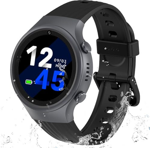 4G Reloj Inteligente Niño, Smartwatch Niños GPS y Llamadas Wifi Videollamadas, SOS, IP68, Chat de Voz, Modo Escuela, Pulsómetro,Despertador, Regalos para Niñas y Niños de 4 a 12 Años (Negro claro)