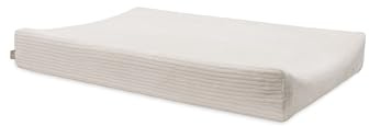 Jollein skötdyna Cloudy Rib – Oatmeal – 50 x 70 cm – OEKO–TEX certifierad – överdrag skötdyna