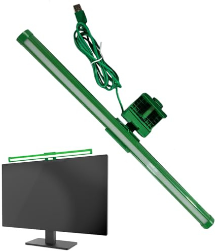 Hozaenwa Lámparas De Ordenador Para Monitor | 3 Colores Lámpara Ajustable Antirreflejos | Luz Para Pantalla Escritorio Y Monitor | Para Dormitorio Universidad Mesa Oficina Hogar Banco De Trabajo