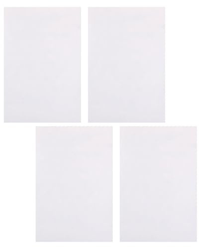 UPKOCH Blocchi per Scrivere B5 Carta Bianca 4 Pezzi Blocco Note Doppia Faccia Facile da Scrivere per Studenti Scuola e Ufficio