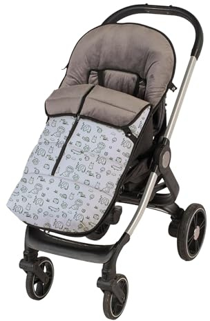 various Saco de Silla de Paseo Universal-Invierno-Impermeable (animalito Gris)