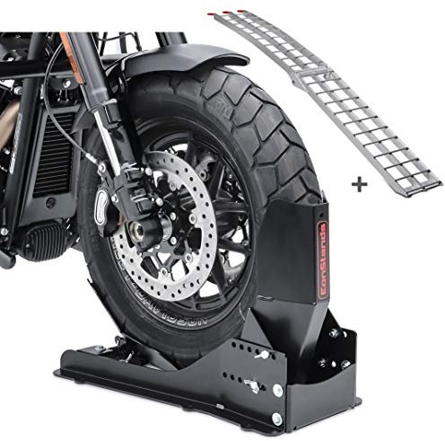 Set Motorradwippe Constands Easy Vario Fix + Auffahrrampe Alu II SW11