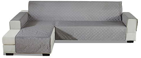 PETCUTE Sofabezug L Form gesteppter Sofabezug Sofaschutz ecksofa wasserdichte sofahusse ecksofa Chaiselongue Links 240x270cm