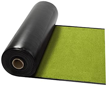 Schmutzfangmatte Performa XXL Zuschnitt - Türmatte Sauberlaufmatte Fußabtreter - Fussmatte Teppich - für Flur Eingang Eingangsbereich - rutschfest & in vielen Farben (Grün 41, 90 x 200 cm)
