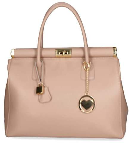 Chicca Borse Bag Borsa a Mano in Pelle Made in Italy 35x28x16 cm