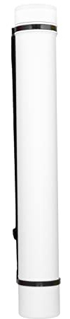Dokument Poster Tube, Poster Tube Round Antishock für Outdoor für Reisen zur Aufbewahrung(Weiß)