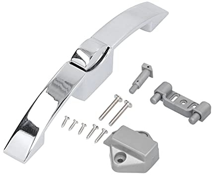 Cerradura Perilla Armario Aleación Zinc 6.4in Manija Botón Seguridad | Pestillo para RV Remolque Autocaravana Barco Gabinete Cajón Mueble