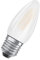 OSRAM Lampada a LED B25 a stella LED per base E27, forma di candela, vetro Matt, 250 lumen, bianco caldo, 2700k, sostituzione di lampadine da 25 W convenzionali, non dimmerabile, 1 pacco