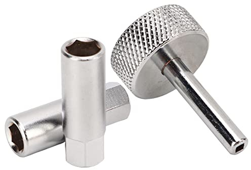 Conjunto de Herramientas de Ajuste de Válvula Presionadora, 3 Piezas, 8 Bujes de Contratuerca de 9 mm, Conductor Tipo Cuadrado de 3 mm, para Motocicletas
