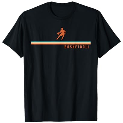 Ragazzi Uomo Giocatore Pallacanestro Basketball Grafico Maglietta