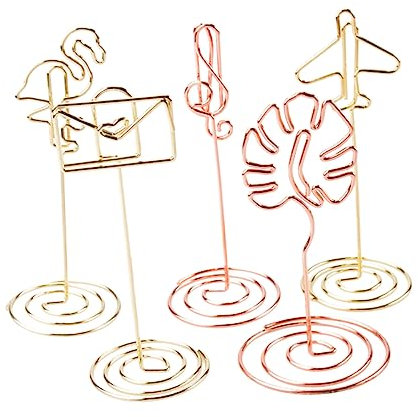 HAPINARY 5er Satz Metall-memo-clips Kleine Schreibtisch-clips Zum Befestigen Von Papieren Notizen Und Fotos