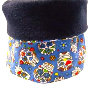 Hundeloop, Hundeschal, Baumwolljersey u. Fleece,Größe S bis 35 cm Kopfumfang
