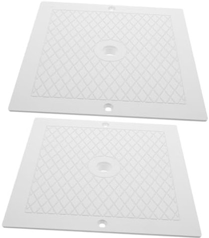 Abaodam 2pièces Couvercle De Skimmer Carré pour Piscine Lot de Couvercles De Skimmer De Rechange pour Couverture De