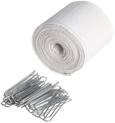 YWJLQH Cortina de Cinta Adhesiva de Pliegues con Ganchos Banda de Cortina para La Ventana Ducha de Baño