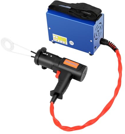 HUOMMGS Riscaldatore a induzione da 1500 W, dispositivo a induzione per auto, 800 °C, 220 V, riscaldamento a induzione, senza fenicotteri, con 4 bobine di riscaldamento, radiatore a induzione