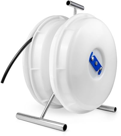 415D Wire Dispenser Wheel, 2 Reel Wire Dispenser Kit for 250 foot rolls of Wires, Cable Dispenser Wheel for Electricians & Contractor, Durable, Light Weight