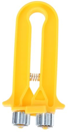BCOATH 2-in-1 Imkerei Drahtspanner aus Kunststoff und Metall mit Crimp und Spannfunktion für Bienenrahmen Praktisches Zubehör für Bienenhaltung im Orangen Design