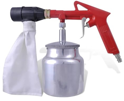Generico Kit sabbiatura ad Aria 3 Bottiglie di sabbie & 4 pz ugelli,Articoli di ferramenta,Utensili,Sabbiatrici,3.75 kg,140329