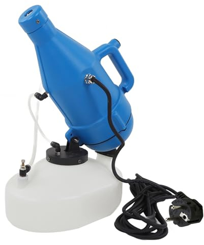 Pulverizador nebulizador portátil ULV eléctrico y atomizador de niebla fría - Capacidad de 4,5 L y 1,2 galones - Enchufe UE de 220 V con rango de pulverización de 32,8 pies para