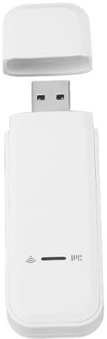 Fockety Adaptador WiFi, Adaptador de Red Inalámbrico USB 4G, Dongle WiFi con Ranura para Tarjeta SIM Compatible con 10 Dispositivos de hasta 150 MBPS Módem 4G LTE Punto de Acceso