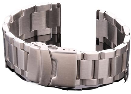 XILILHC Klockarmband I Rostfritt Stål Kvinnor Män Metallurband | Länkarmband 18mm 20mm 22mm 24mm Tillbehör Silver Rose Guld Svart