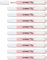 STABILO - Textmarker - swing cool Pastel - 10er Pack - rosiges Rouge