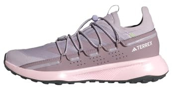 Adidas Mujer Terrex Voyager 21 Travel Shoes, Silver Dawn/Preloved Fig/Almost Pink, 38 EU